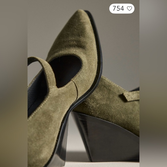 Seychelles Sparks Olive Suede Wedges